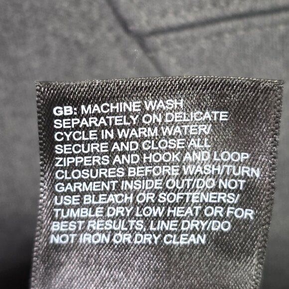 Mens The North Face Gray WindWall Sleeveless Vest Jacket Full Zip Polyester XL - Picture 11 of 11